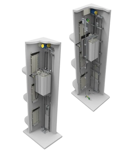 مزایای استفاده از از آسانسور MRL